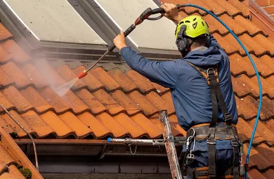 Démoussage et hydrofuge de toiture à Angeot